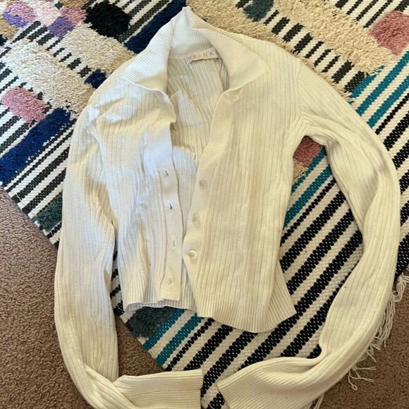 Meshki small cream button down - Picture 1 of 8